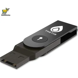 Thetis FIDO2 Security Key, Thetis Sicherheitsschlüssel [Faltbares] Zwei-Faktor-Authentifizierung USB (Typ A) für zusätzlichen Schutz in Windows/Linux/Mac OS, Gmail, Facebook, Dropbox, SalesForce, GitHub