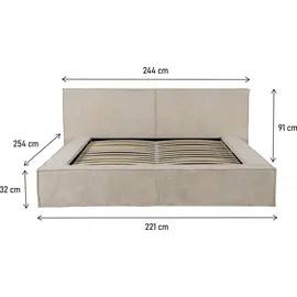 palozi Courchevel 180 x 200 cm Beige