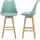 [en.casa] Barhocker 2er Set 48 x 105 x 58 cm Mint