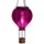 Bonetti Lampion Kunststoff, Metall 40,5 cm inkl. Metallkette lila