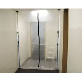 Scorprotect® Selbstklebende Reißverschlüsse schwarz 2er Set - Schwarz