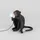 SELETTI Monkey Sitzend Schwarz
