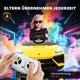 aiyaplay Kinder Elektroauto 12V Lamborghini Gelb