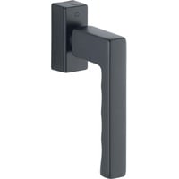 Hoppe 11736045 Fenstergriff Toulon SecuForte, VK 32-42 mm, Aluminium schwarz matt,