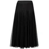 Zero Damen Meshrock mit Gummibund 34, Black Beauty - 34