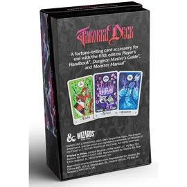 dungeons & dragons fifth edition Dungeons & Ravenloft: The Horrors Within – Tarokka-Deck (2026 aktualisiertes Deck) | D&D-Zubehör (Englische Version)