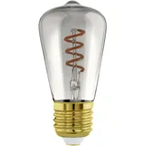 EGLO LED-Leuchtmittel E27 Glühlampenform 4 W Warmweiß 100 lm 10 x 4,8 cm (H x Ø)