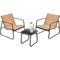 Costway HW64433-2 Gartenmöbel-Set Braun,