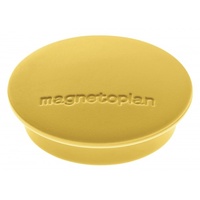Magnetoplan Magnet Discofix Junior, 10 Stück einfarbig gelb