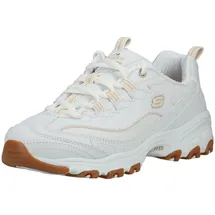 SKECHERS D ́lites White Leather / Duraleather / Gum Trim 41