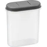 PLAST TEAM Vertriebs GmbH Plast Team Margerit Spenderbox 2,4 l 1-tlg. grau transparent