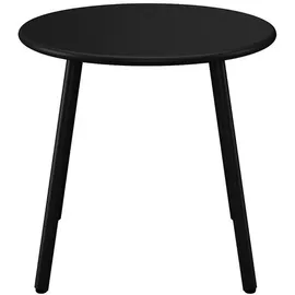 vente-unique Gartenbeistelltisch Mirmande schwarz
