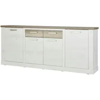 Möbel Kraft Sideboard ¦ holzfarben ¦ Maße (cm): B: 213 H: 90 T: 41