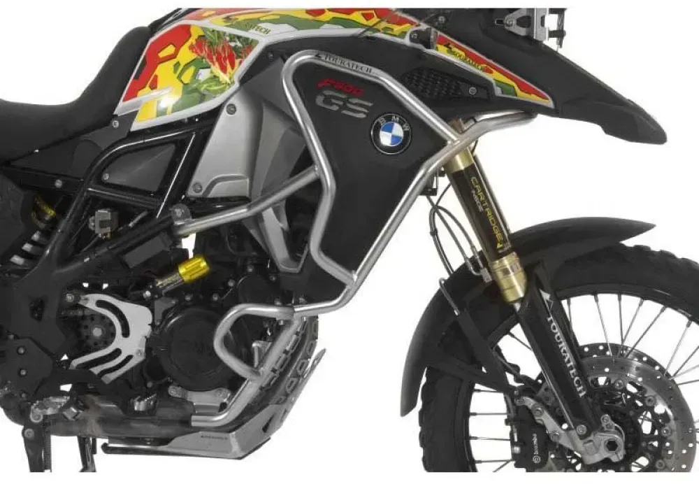 Touratech Bmw F800gs Adv Rohrförmiger Motorschutz - Silver - One Size