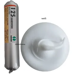 Ramsauer 125 Handwerk weiss 1K Silikon Dichtstoff 400ml Folienbeutel