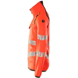 Mascot Fleecepullover mit Reißverschluss Microfleecejacke S hi-vis rot/dunkelanthrazit