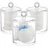 Relaxdays Badorganizer Transparent