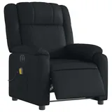 vidaXL Massagesessel Elektrisch Kunstleder 95 x 99 x 0 cm Schwarz