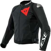 Dainese Sportiva, Lederjacke - Matt-Schwarz/Matt-Schwarz - 52