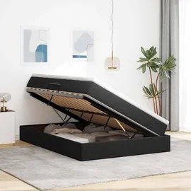 vidaXL Aufbewahrungsbett 140 x 200 cm Schwarz