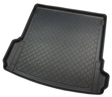 Gummimatte für den Kofferraum für Audi Q7 (4M) (ab 2015), 5/7 Sitze (3. Reihe umgeklappt), auch für Modelle mit Schienen