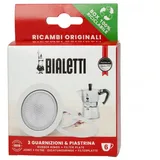 Bialetti 3 x Dichtungsringe inkl. Filtersieb