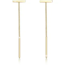 elli by julie & grace Elli Ohrringe Damen Geo Stift Stab Minimal in Gold | Gr.: onesize