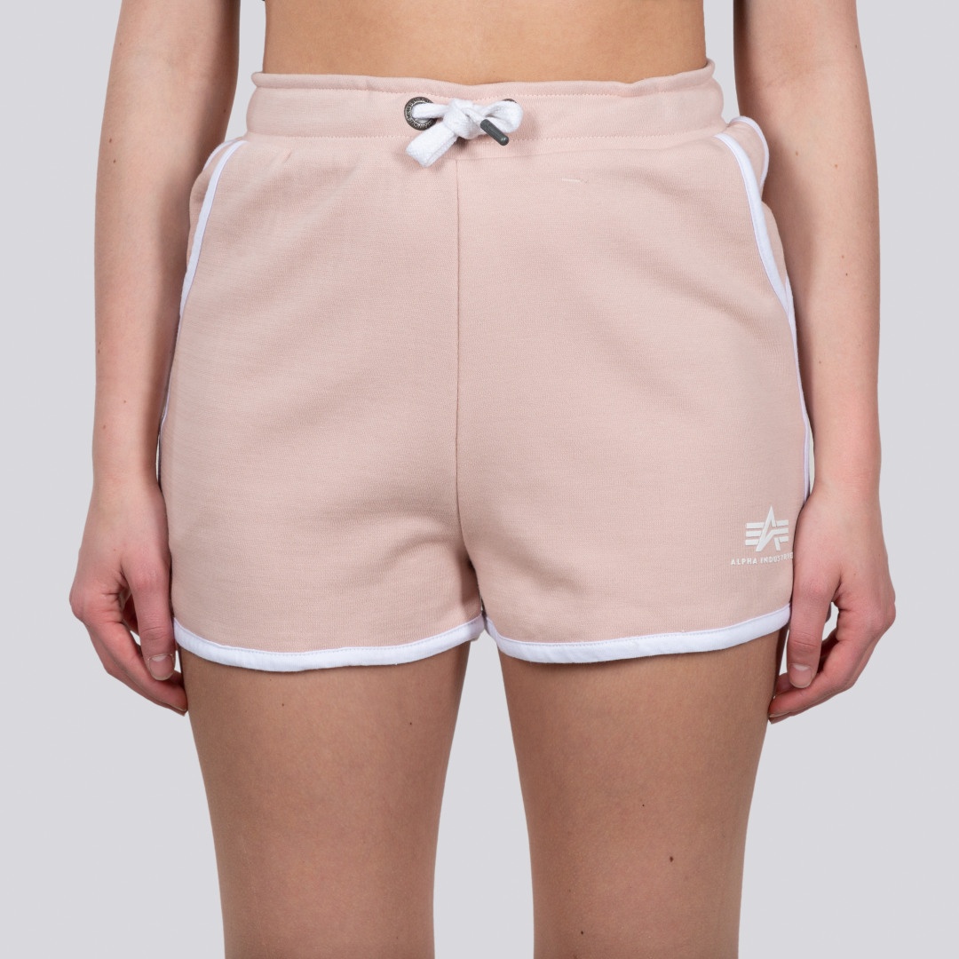 Alpha Industries Contrast SL Dames Shorts, pink, M Voorvrouw