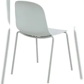 CLP 2er Set Stühle Hardin, stapelbare Gartenstühle, wetterfest und UV-beständig, Outdoor-Stuhl für Balkon, Terrasse und Esszimmer