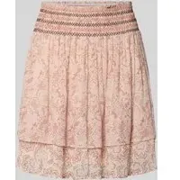 Boss Stufenrock Damen Gemustert Rauchblau 38