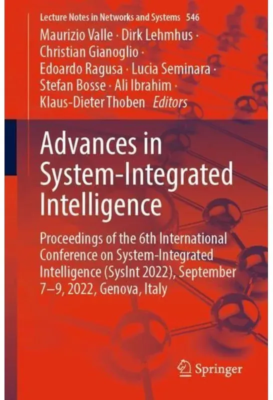 Advances In System-Integrated Intelligence  Kartoniert (TB)
