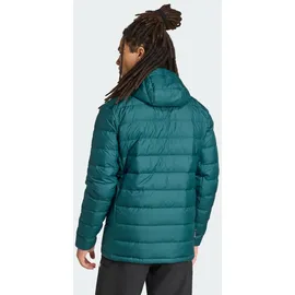 adidas Herren Terrex Multi Light Down CLIMAWARM Hooded Jacket, Aurora Ivy, M
