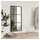 furnicato Wandspiegel 30 x 60 cm Schwarz