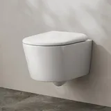 Kronenbach Tube Wand-WC mit WC-Sitz Weiß glänzend