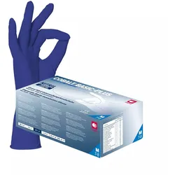 COBALT BASIC-PLUS Nitril-Untersuchungshandschuhe puderfrei kobaltblau