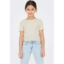 Only T-Shirt Kogcarlotta Life S/S Top JRS Noos, Cloud Dancer, 146-152 EU