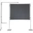 Franken Kombitafel 150 x 120 cm grau/silber/weiß