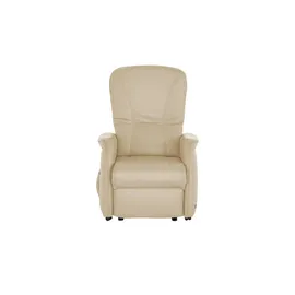 HIMOLLA Fernsehsessel 7568 Leder 77 x 104 x 85 cm Beige elektrisch