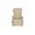 HIMOLLA Fernsehsessel 7568 Leder 77 x 104 x 85 cm Beige elektrisch