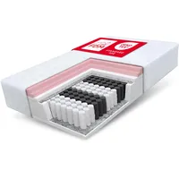 Fdm Memory Matratze 90x200 Taschenfederkern 7-Liegezonen 24 cm Höhe