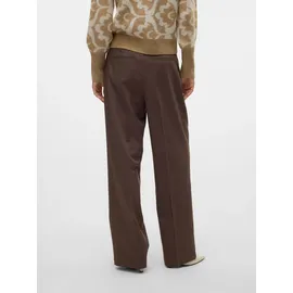 Vero Moda VMNILA MW Loose Dad Pant Noos Stoffhose Braun 36 32