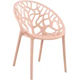 CLP Gartenstuhl Hope 59 x 59 x 80 cm rosa