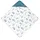 TupTam Baby Winter Einschlagdecke für Babyschale Wattiert Minky Baumwolle Universal, Farbe: Füchse/Flugzeuge/Ballons/Smaragdgrün, Größe: Einheitsgröße