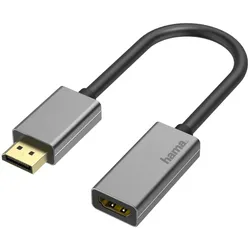 Hama 00200329 Videokabel-Adapter DisplayPort HDMI Schwarz