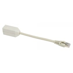 Excel Device Protection Adapter Geräteschutzadapter Grau/Weiß RJ-45 CAT6A 100-925