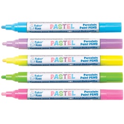 Porzellanmalstifte in Pastelfarben (pro Set 5) Farben