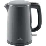ETA Edita 8595 90020, 1,5 l, 2200 W, Grau, Edelstahl, Wasserstandsanzeige, Überhitzungsschutz - Grau