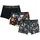 JACK & JONES Sugar Skull Boxershorts Black / Blazing Yellow M 3er Pack