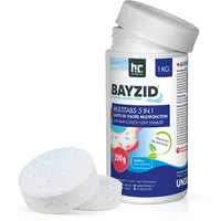 BAYZID® 1x 1 kg Multitabs 200g 5in1 für Pools