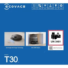 Ecovacs DEEBOT T30 OMNI Schwarz